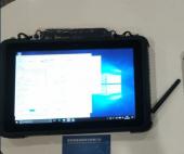 10寸windows10系统手持工业平板电脑改制Zigebee网络模块_研维三防改制案例